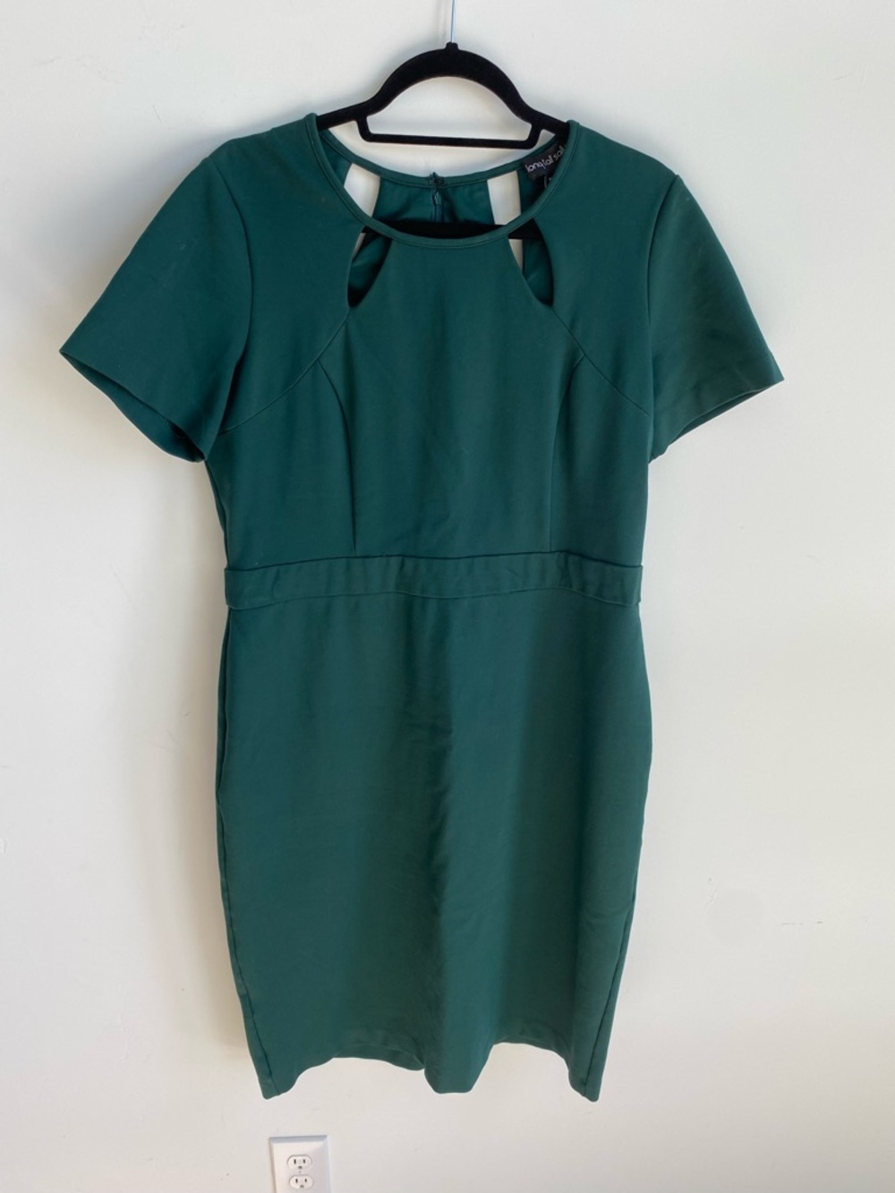 Long Tall Sally Emerald Green Cutout Sheath Dress